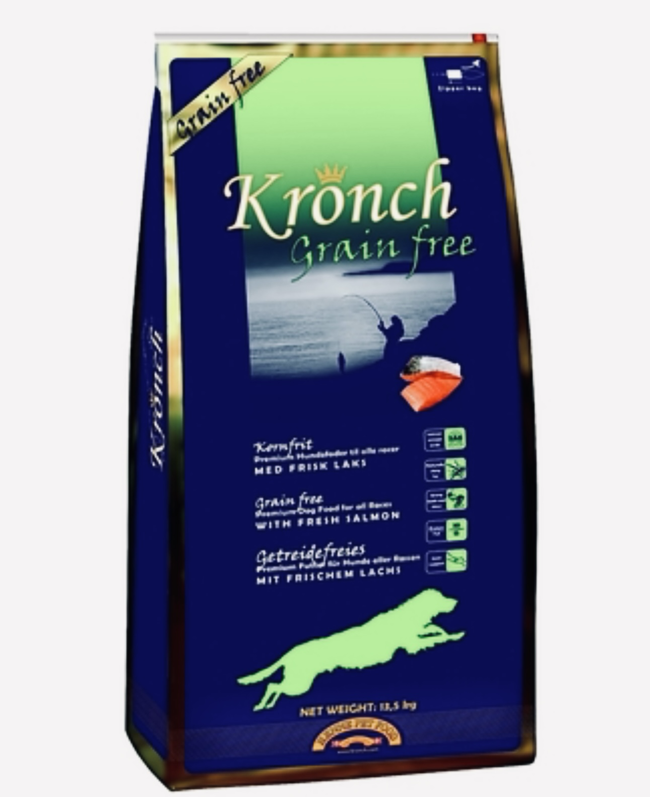 Kronch 頂級挪威三文魚無穀物狗糧