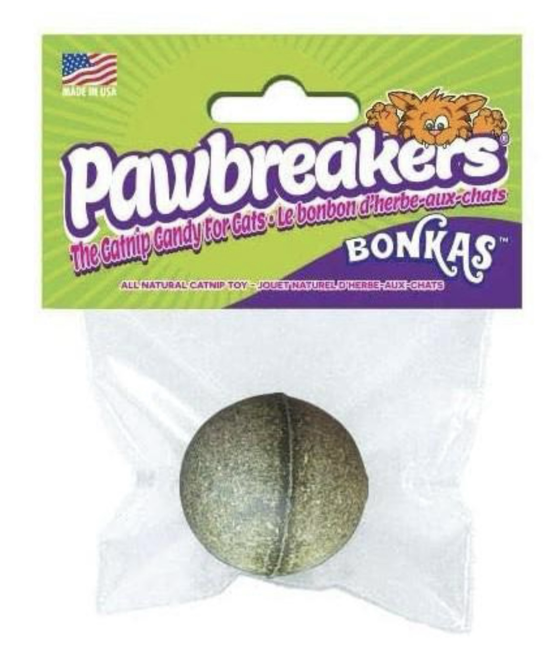 Pawbreakers 天然有機貓草球-直徑3cm（原味）