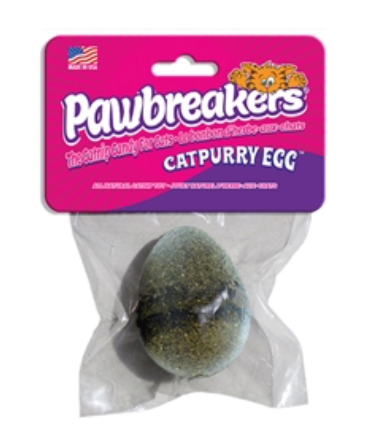 Pawbreakers 天然有機貓草蛋 (蛋型不倒翁款式設計, 有助減低滾動速度)