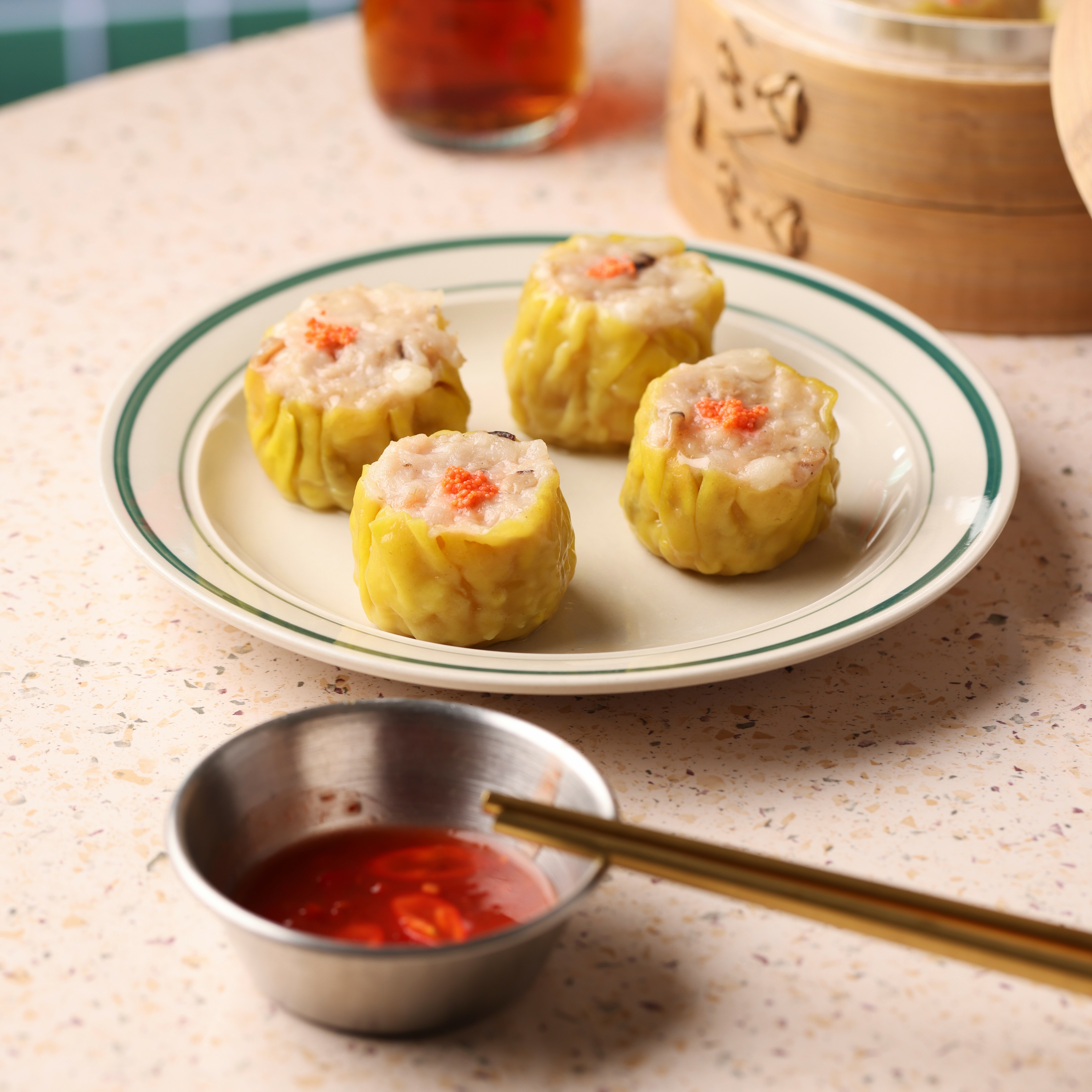 【心港點】魚子鮮蝦燒賣/12入