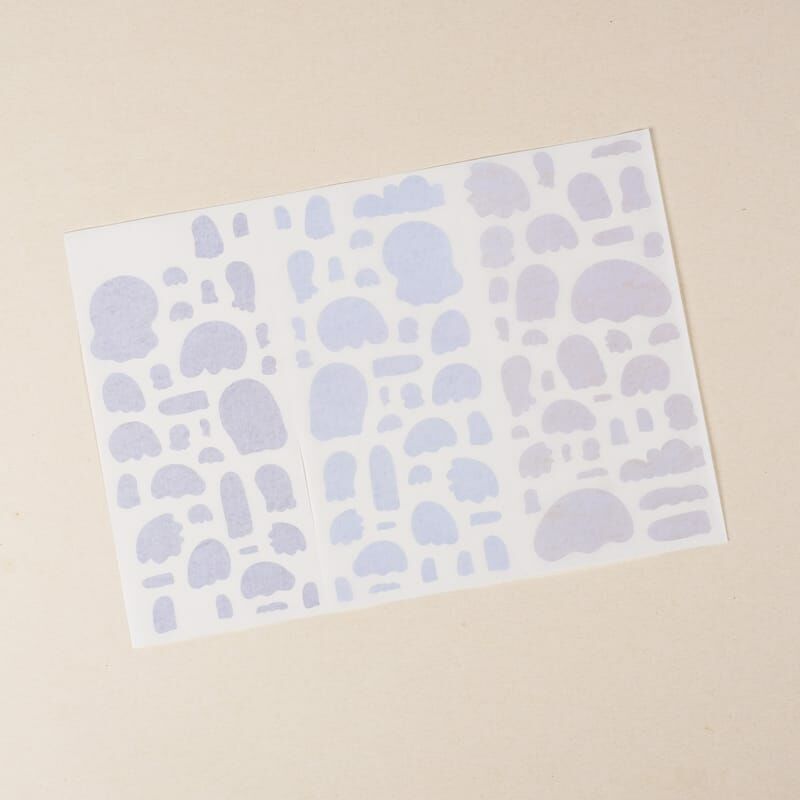 自填式 空白不明物體貼紙｜1/1工作室