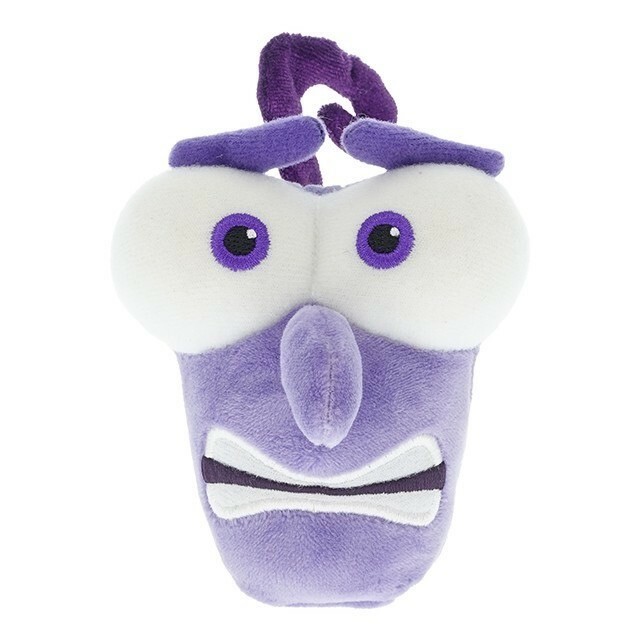 驚驚 Fear 大頭絨毛 迷你公仔 娃娃 (搭配個人客製髮圈用) 腦筋急轉彎 Inside Out -香港迪士尼樂園