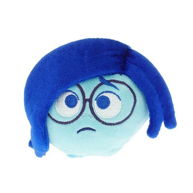 憂憂 Sadness 大頭絨毛 迷你公仔 娃娃 (搭配個人客製髮圈用) 腦筋急轉彎 Inside Out -香港迪士尼樂園