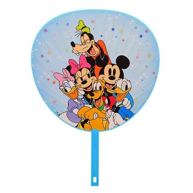 米奇 Mickey 好友集合 圖案 手持扇 扇子 -香港迪士尼樂園