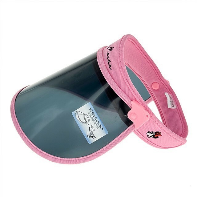 米妮 Minnie 刺繡圖案 抗紫外線 遮陽帽 帽子 -香港迪士尼樂園