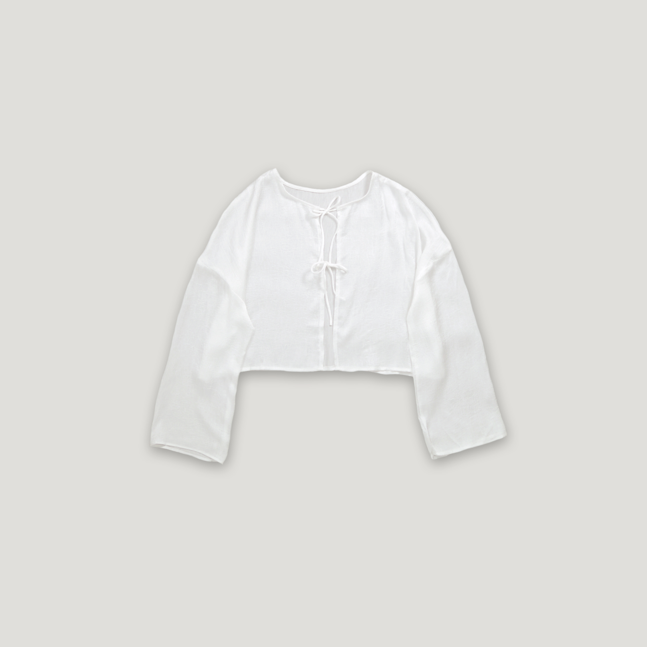 J.P.L. 羅紋涼感背心 ✕ 透紗寬鬆背心 ✕ 繫帶傘袖水洗短版罩衫 ‹ Set ›