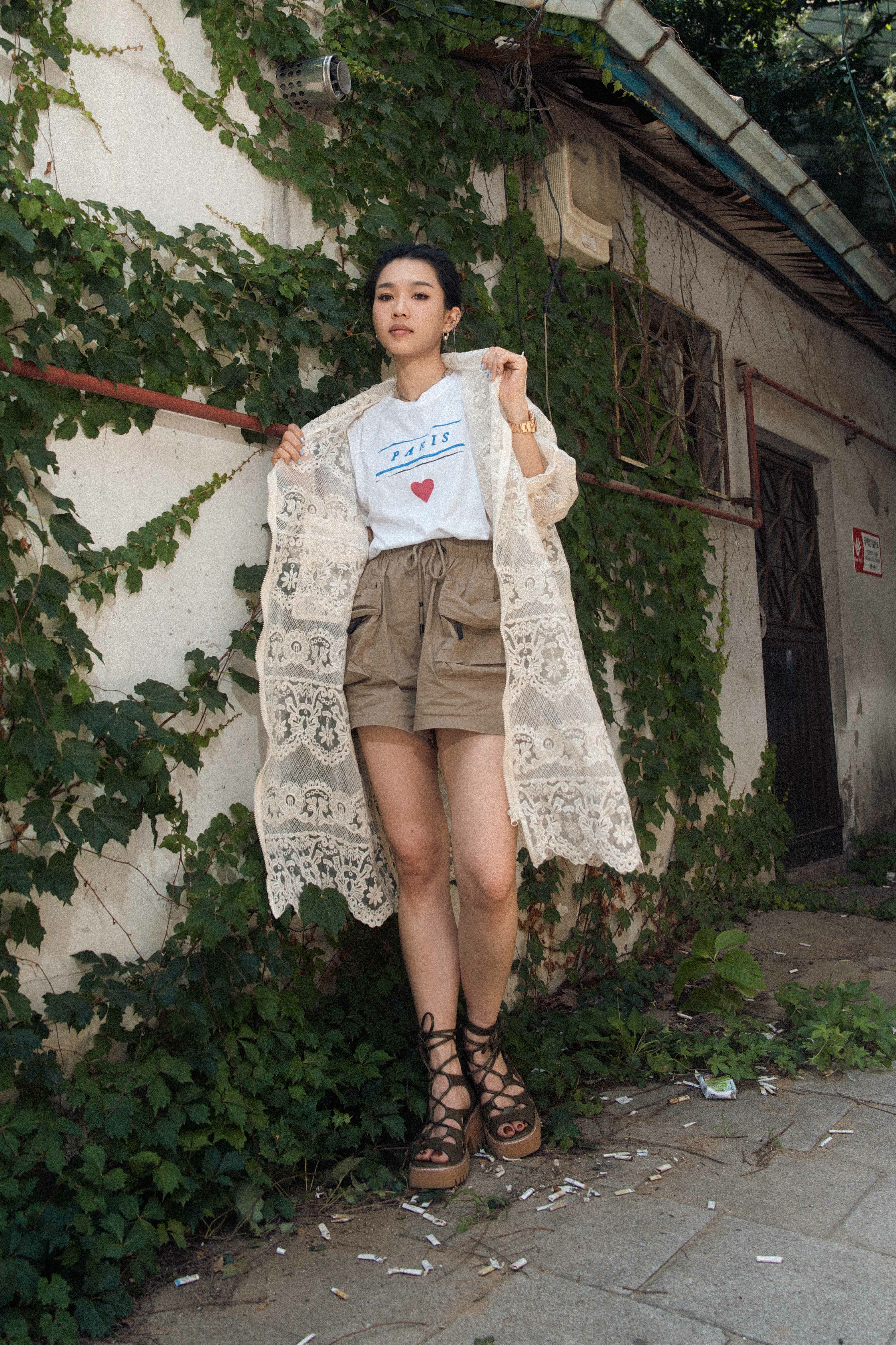 造型 1033（外套＋Tee＋短褲）