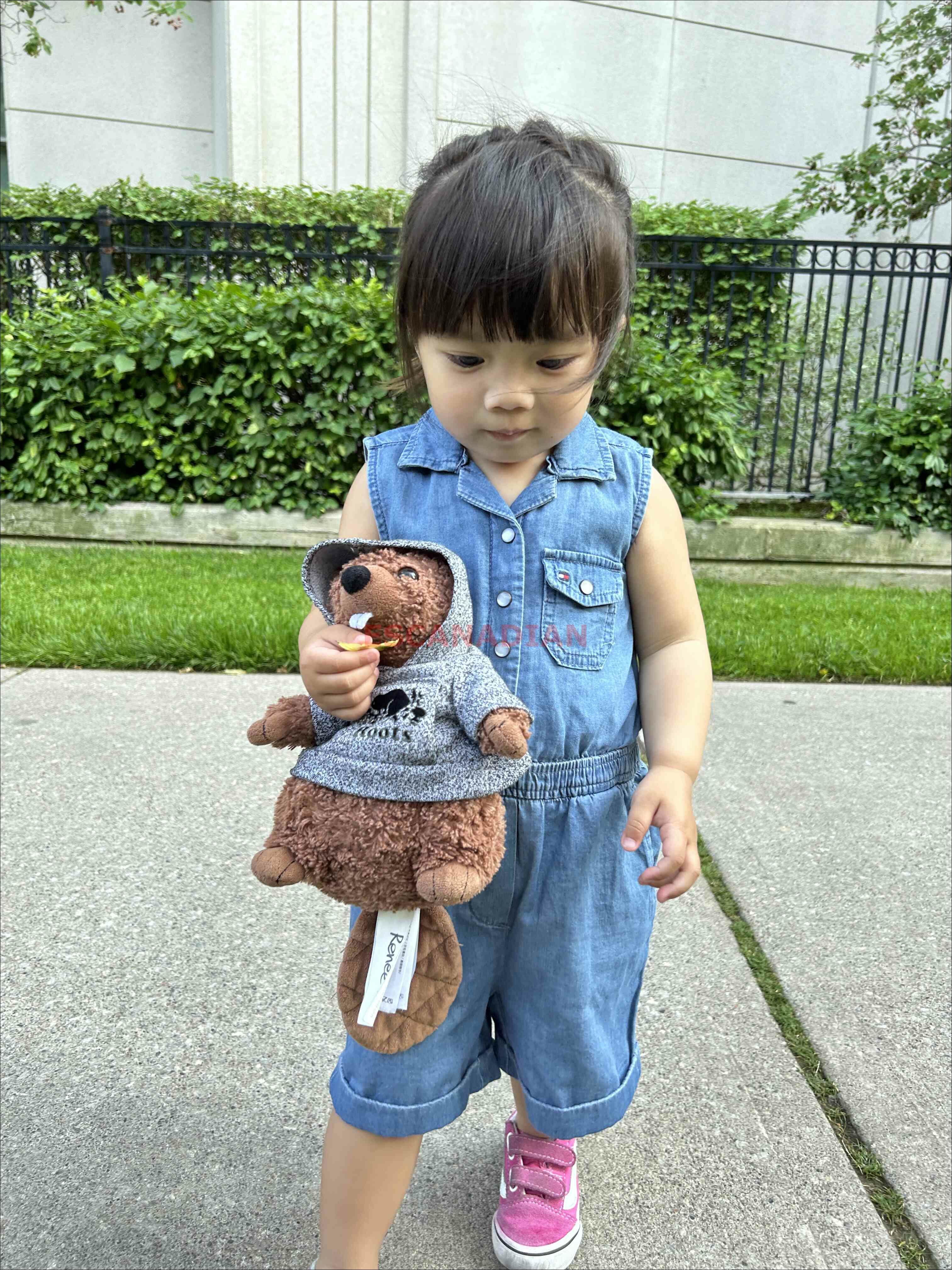 TOMMY 女大童 牛仔連身褲