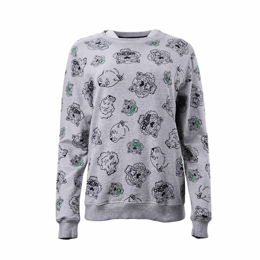 USED KENZO KIDS TIGER AND LION SWEATSHIRT 16A E13849