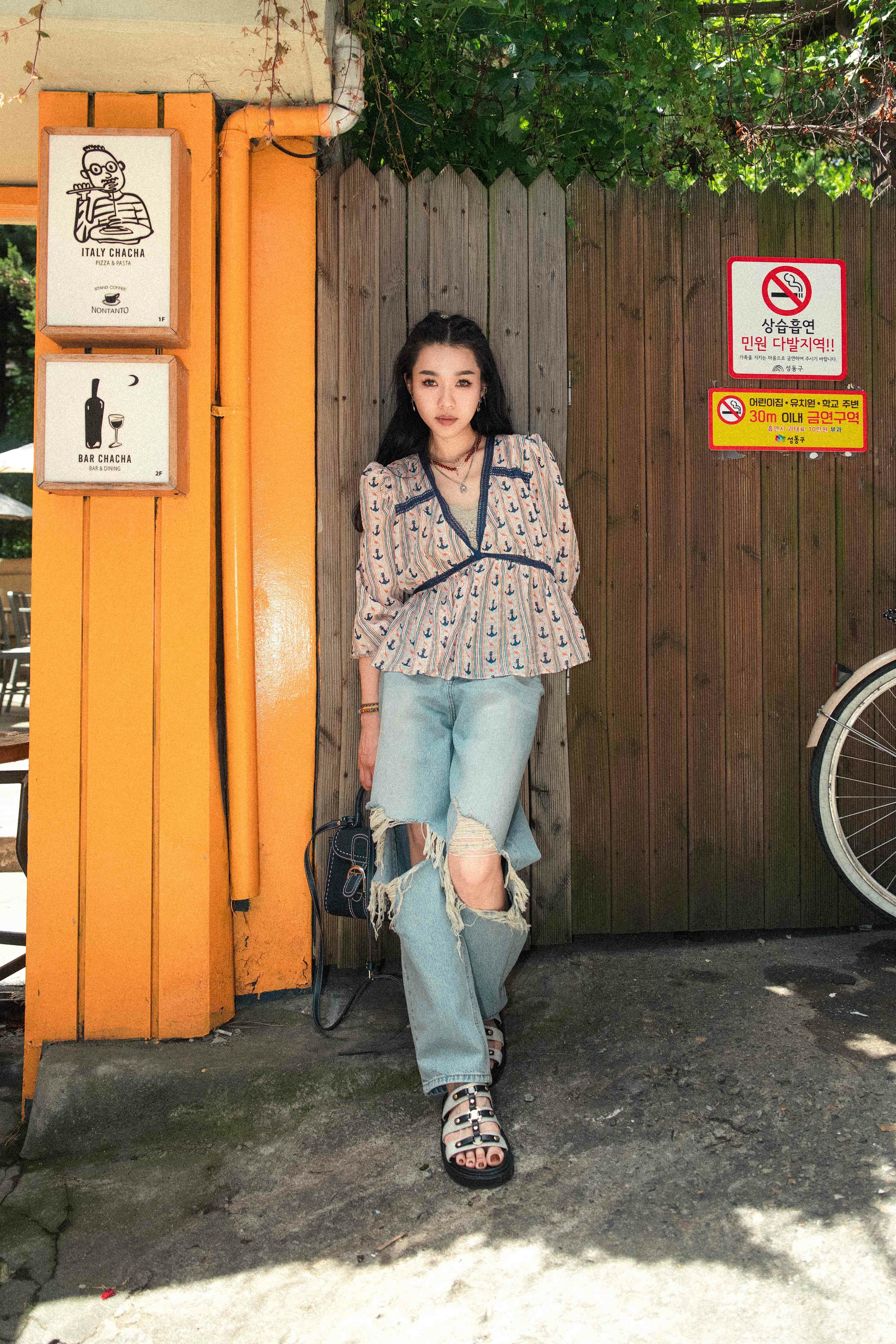 造型 1038（上衣＋牛仔褲）