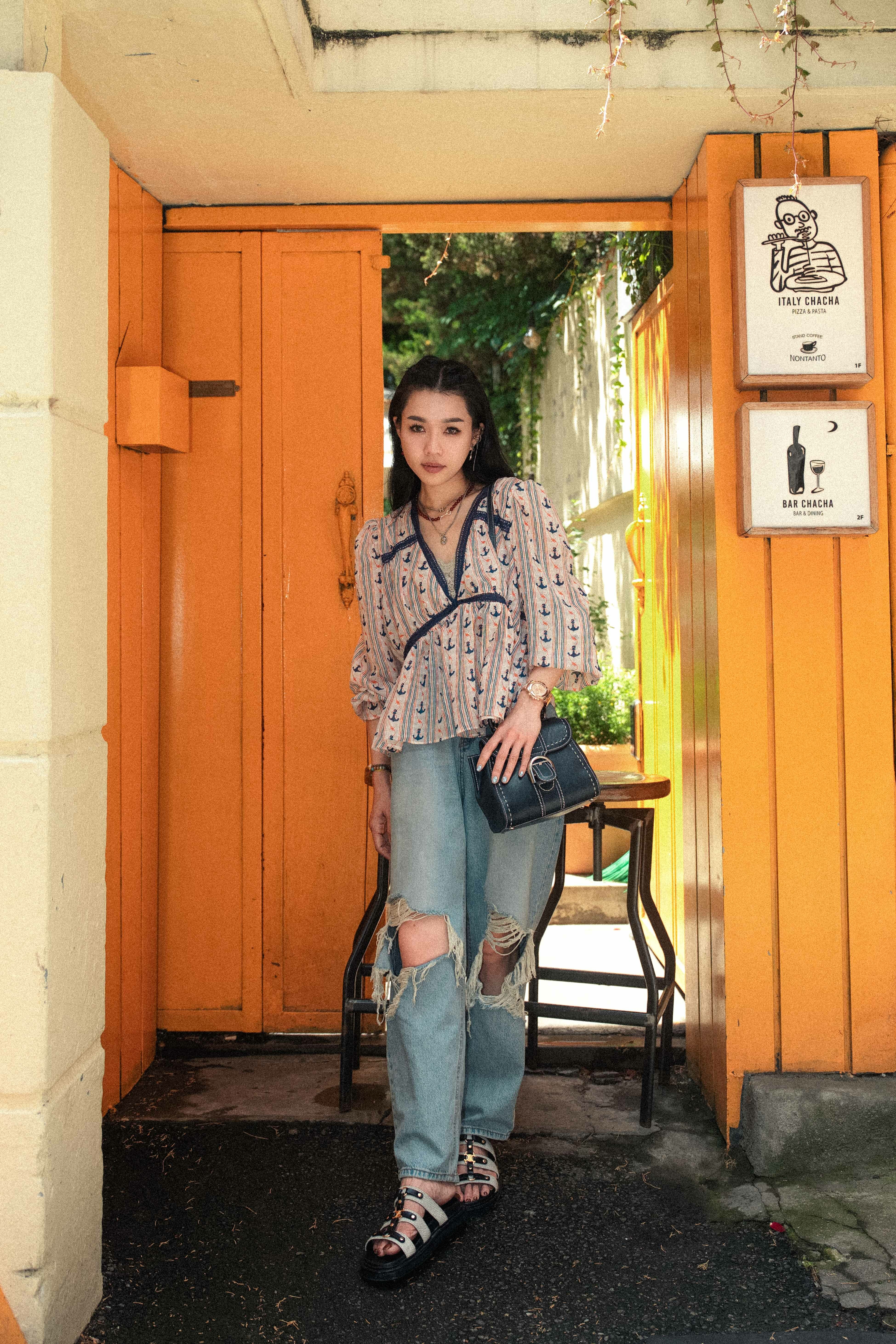 造型 1038（上衣＋牛仔褲）