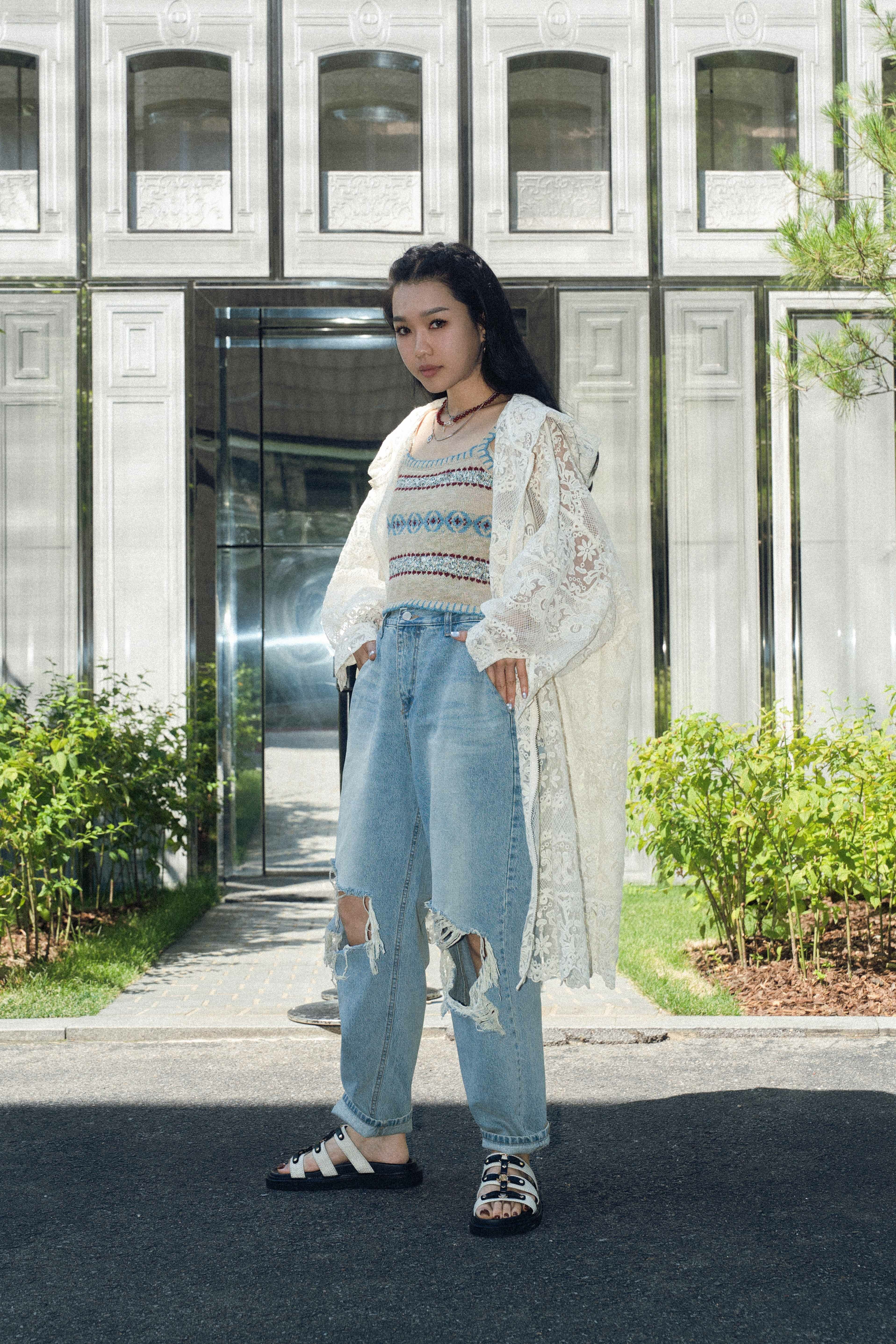 造型 1040（外套＋上衣＋牛仔褲）