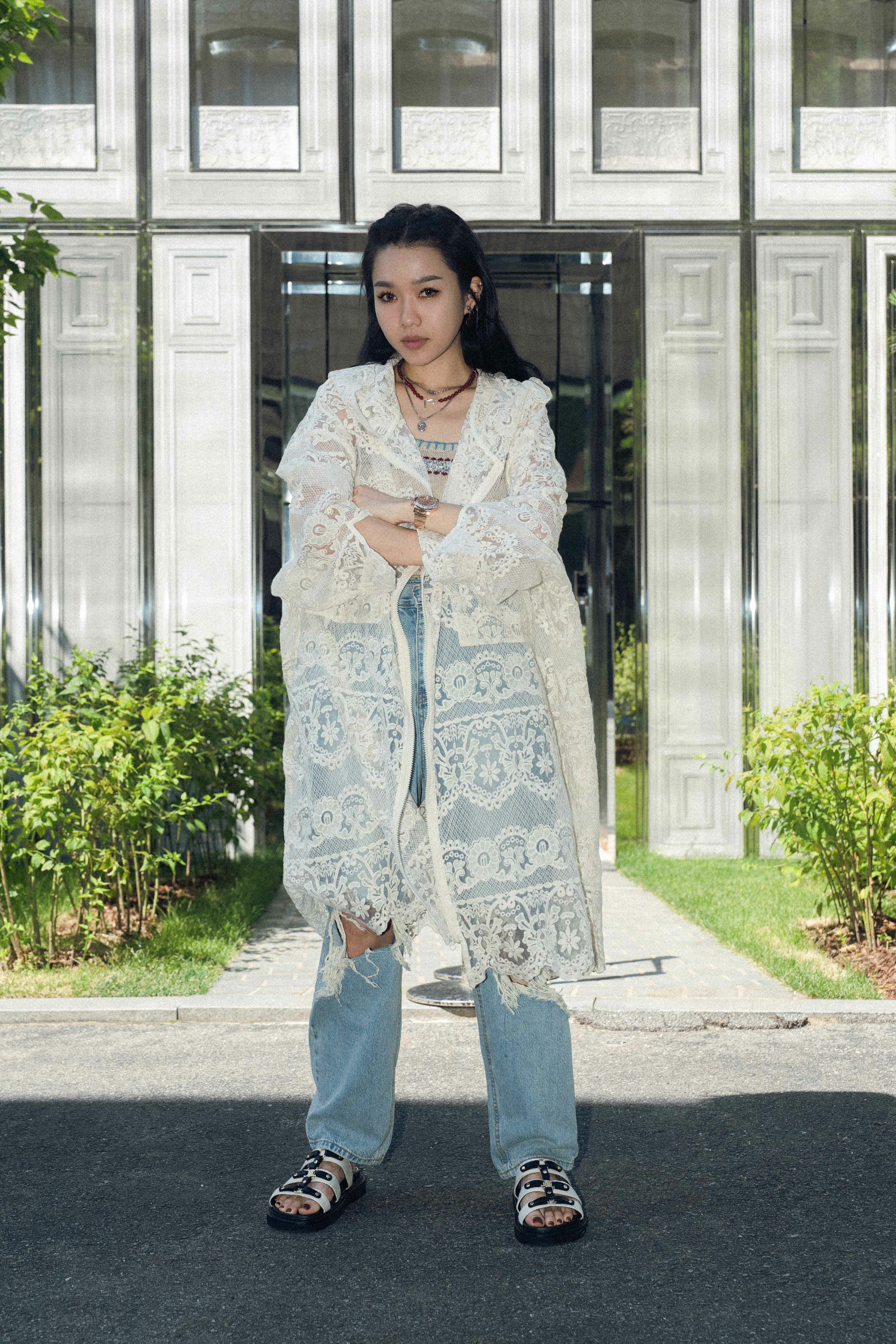 造型 1040（外套＋上衣＋牛仔褲）