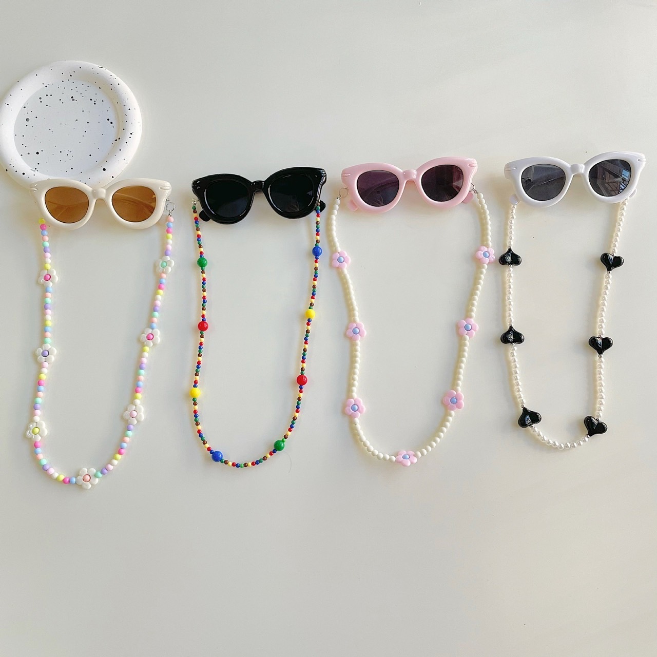 有夠可愛多巴胺墨鏡(含墨鏡鍊)