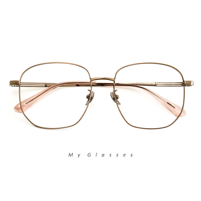 C401鈦金屬切角眼鏡