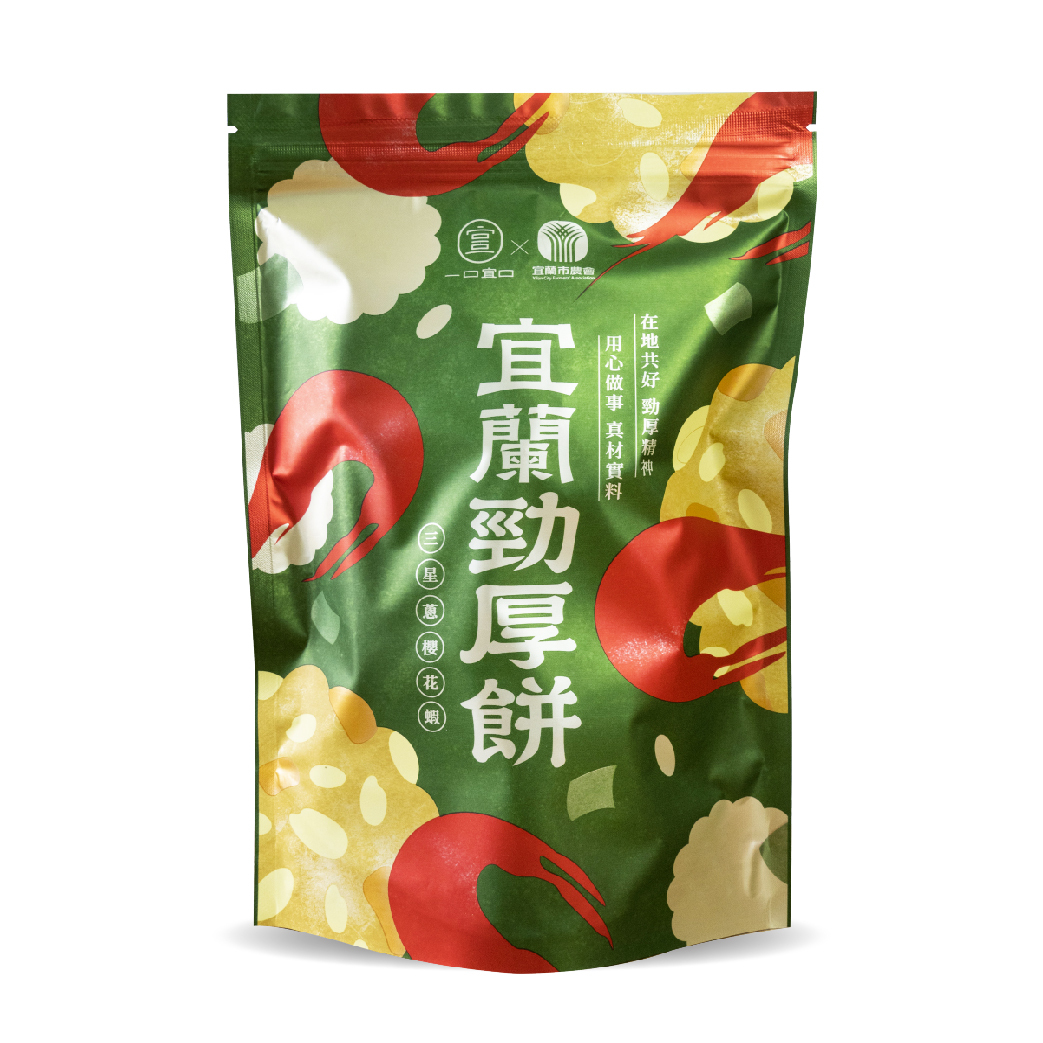 【海濤客】三星蔥櫻花蝦勁厚餅