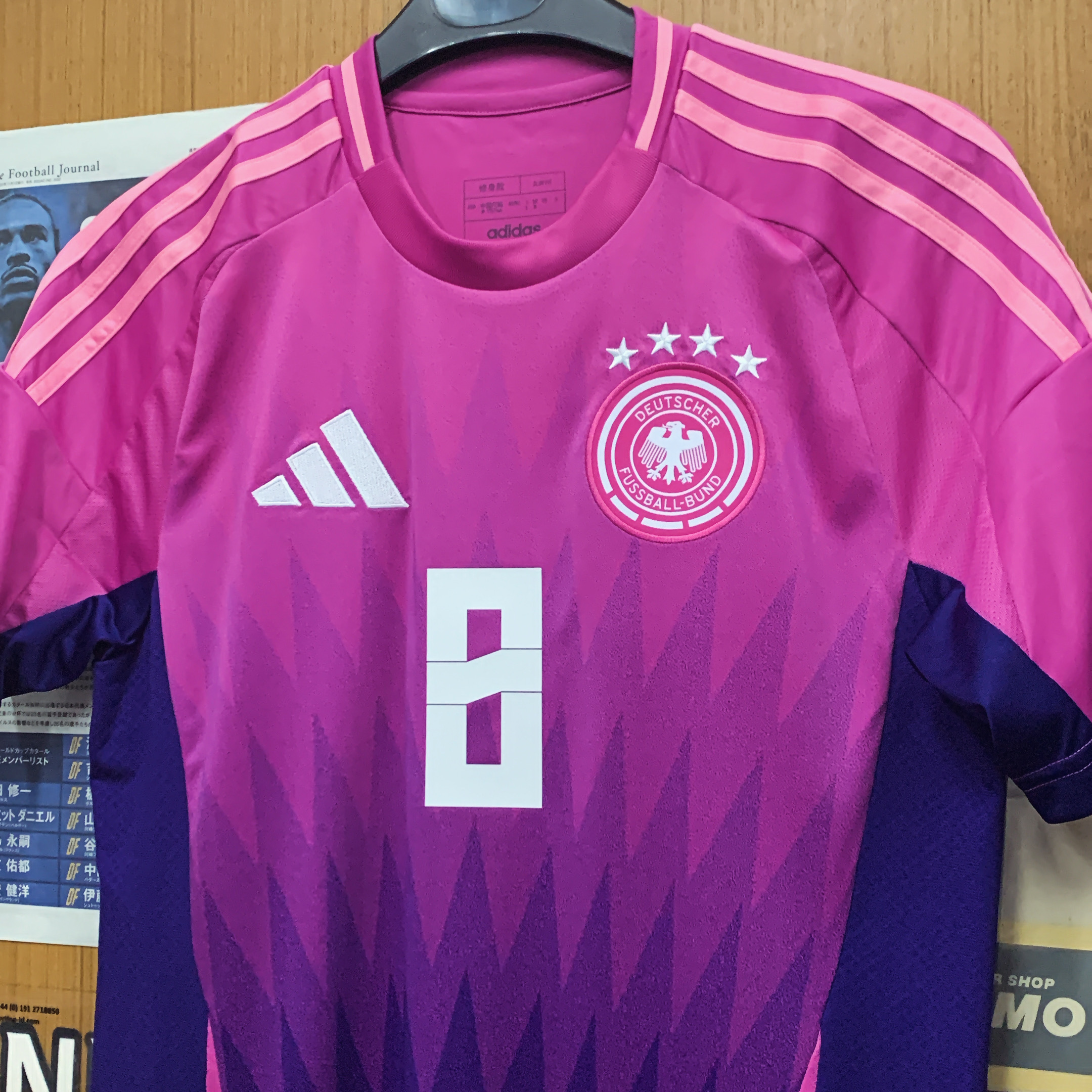 2024 Germany Away Shirt with 8 KROOS & EURO Patch