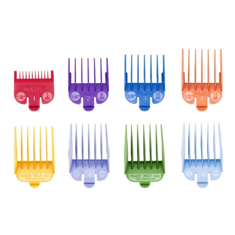 Colour Coded Attachment Comb Set