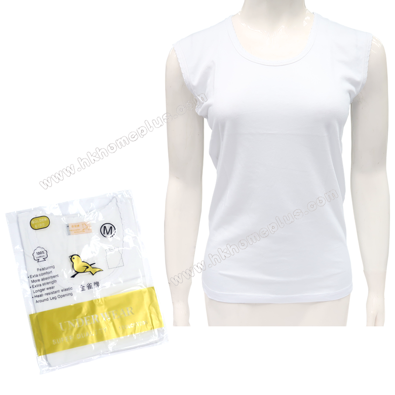 3件裝 金雀牌: 女裝圓領翼袖背心