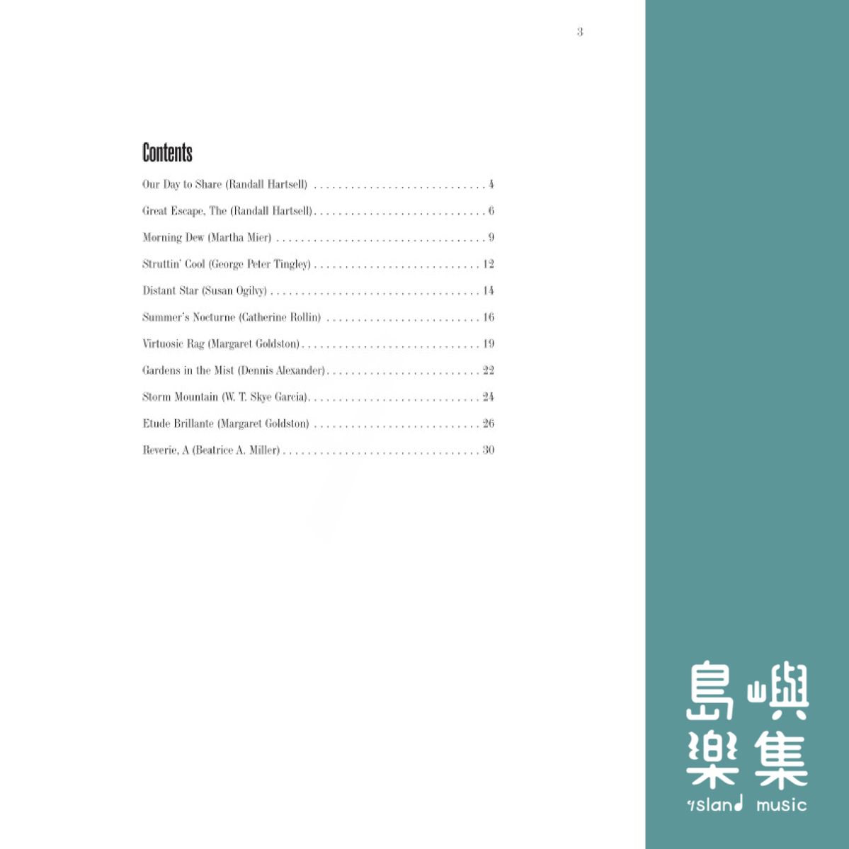 Contest Winners, Book 3