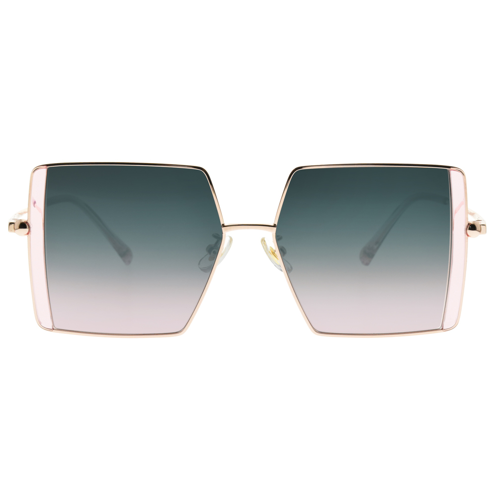 【SEROVA】SS9071 (兩色) 個性雙拚大方框太陽眼鏡