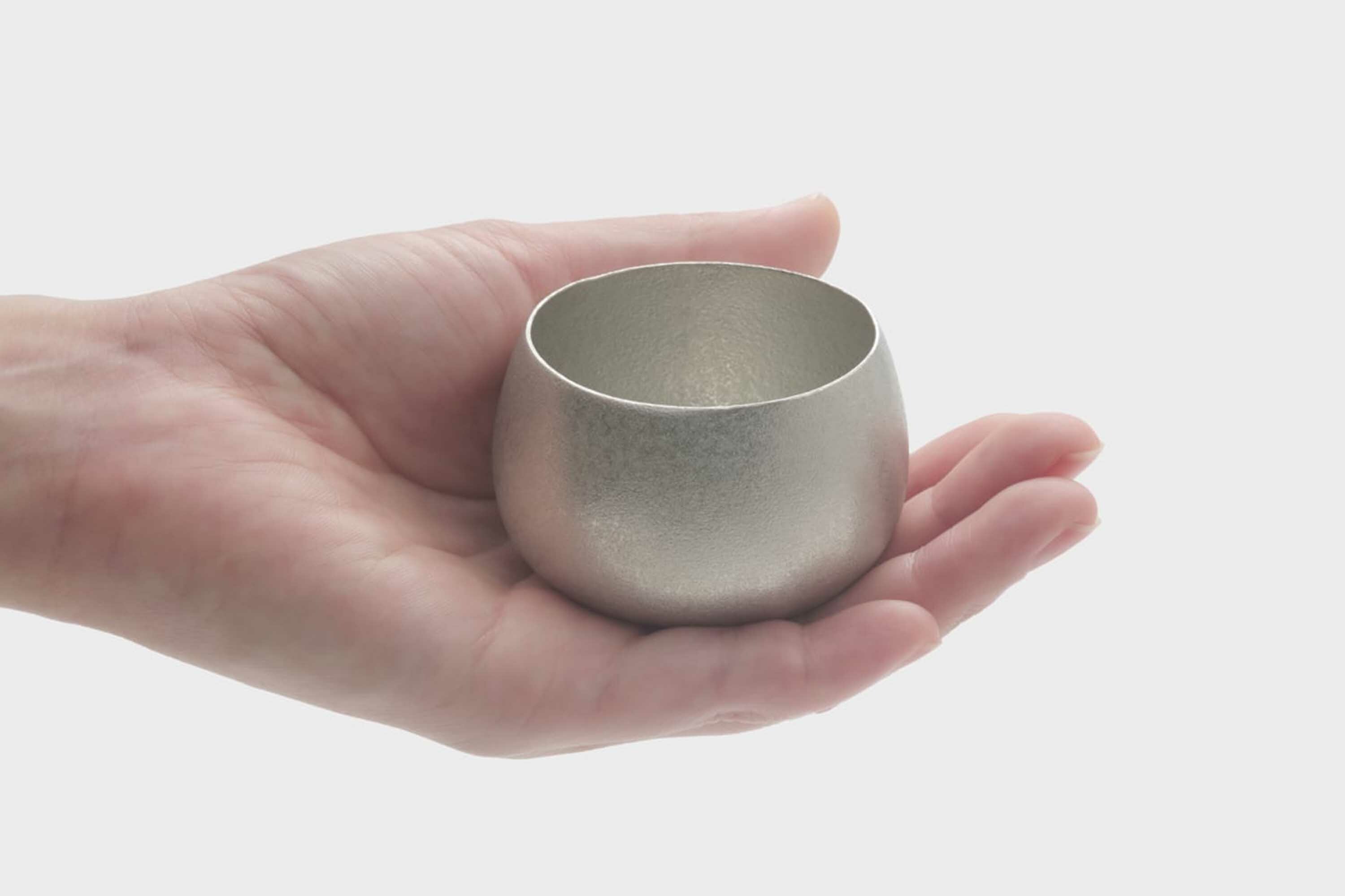 喝日本清酒的錫製小酒杯