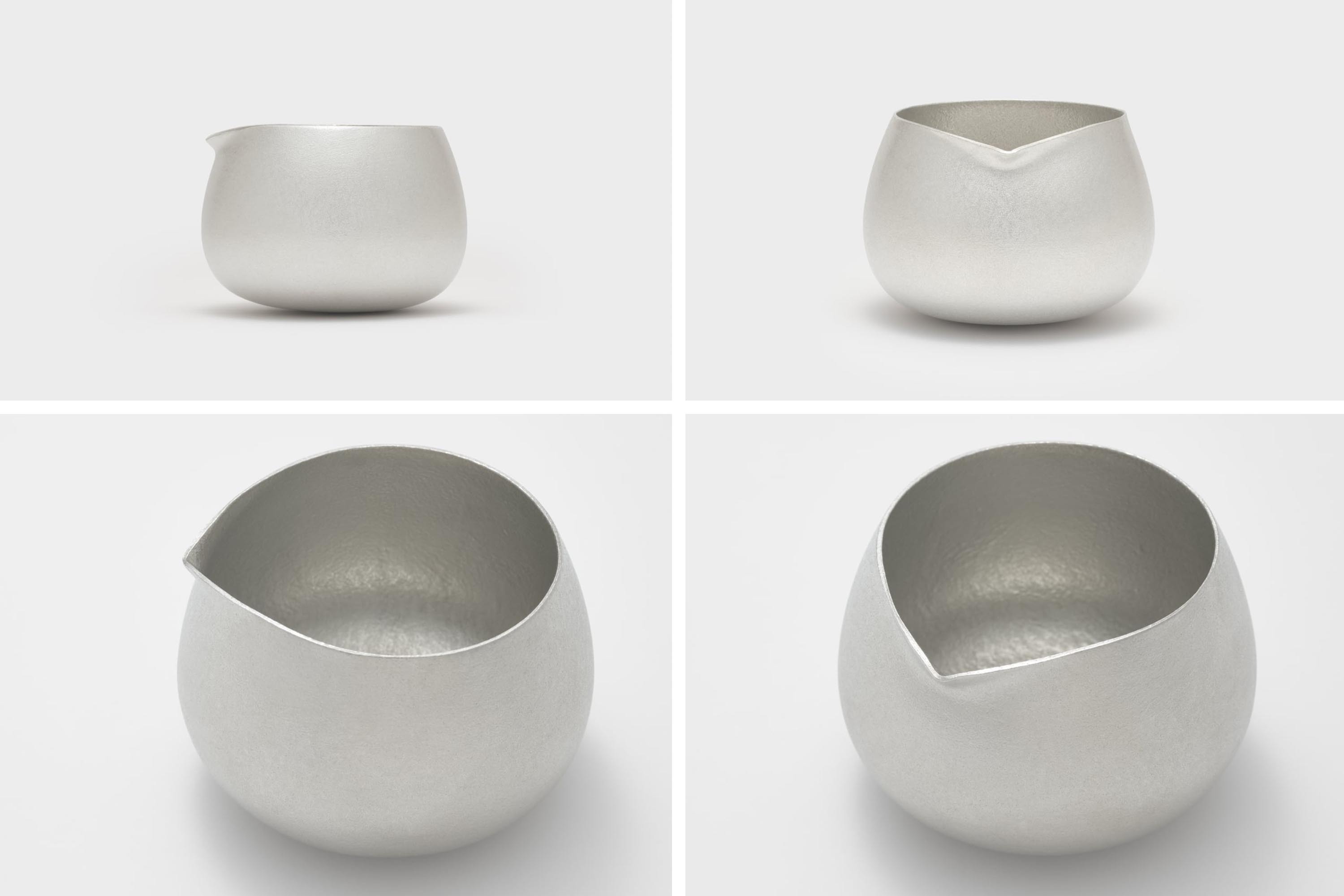 喝日本清酒的錫製酒器附壺嘴