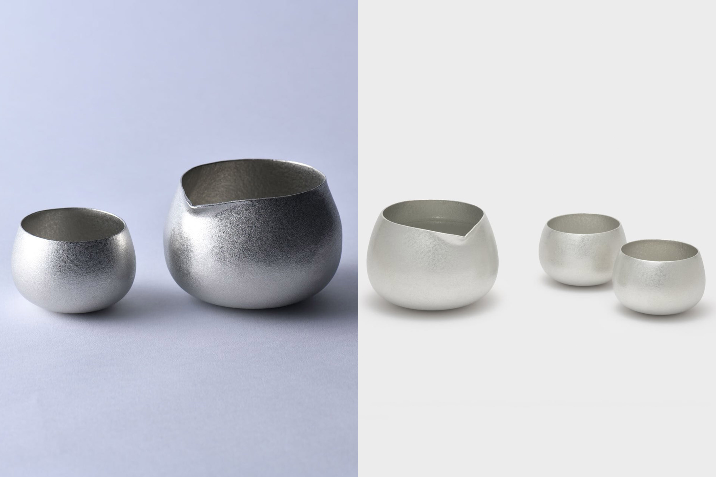 喝日本清酒的錫製酒器附壺嘴