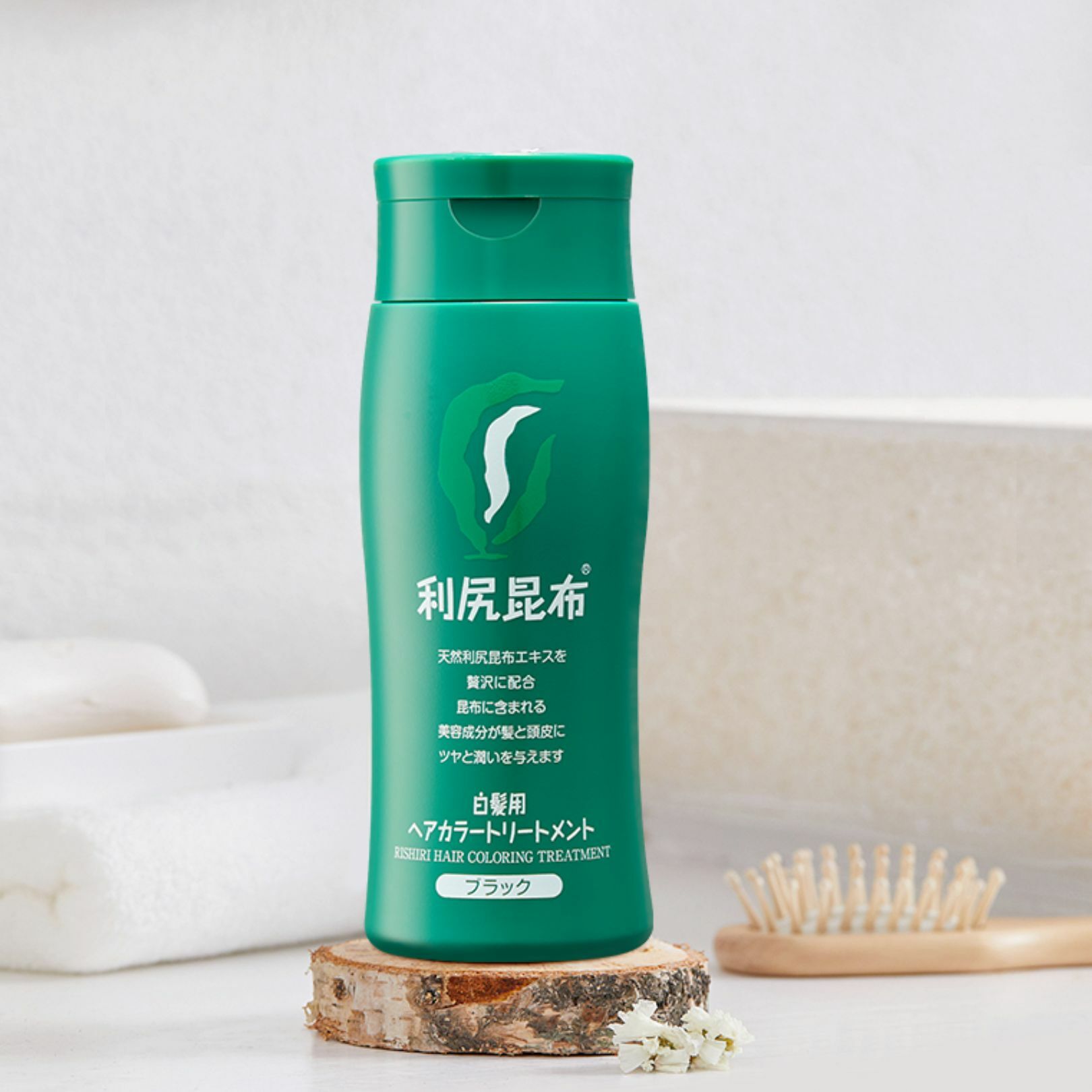 利尻昆布天然白髮染色膏 - 黑色