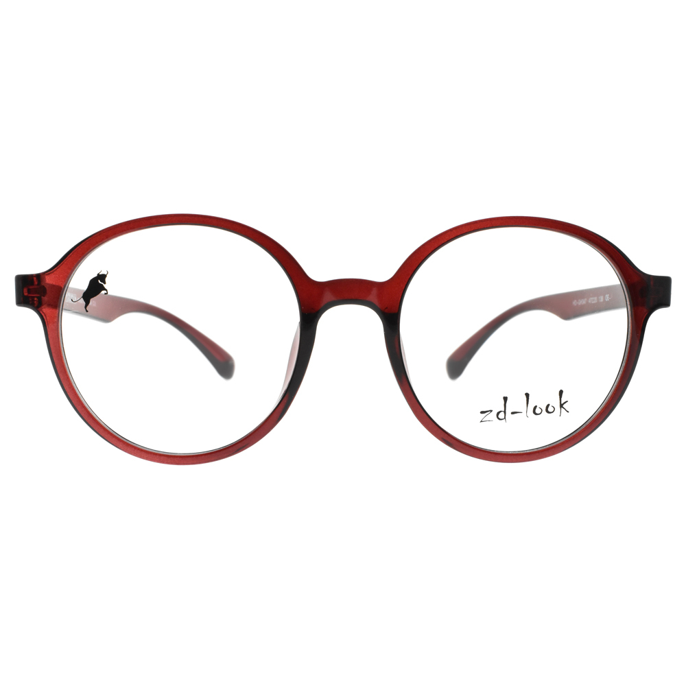 【ZD-LOOK】HD-GH347 C5 12星座系列 圓框光學眼鏡(含0度抗藍光鏡片)