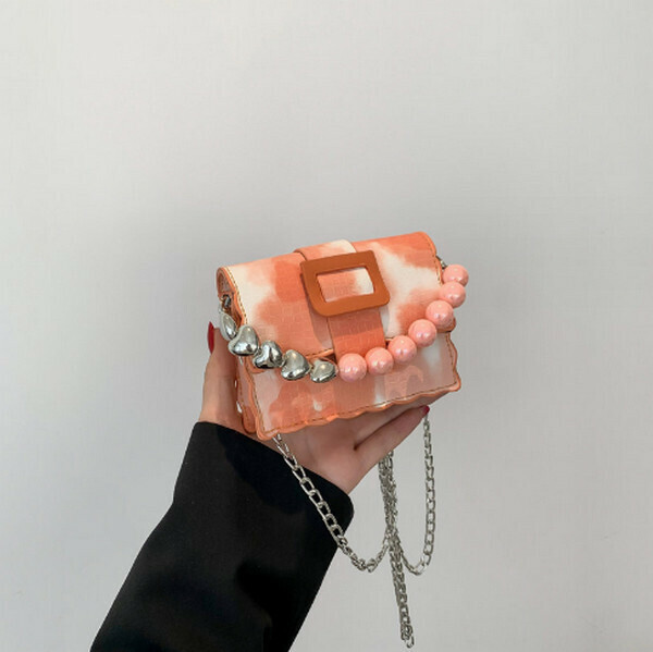 Hot Recommended Mini Chain Shoulder Crossbody Bag [Orange]