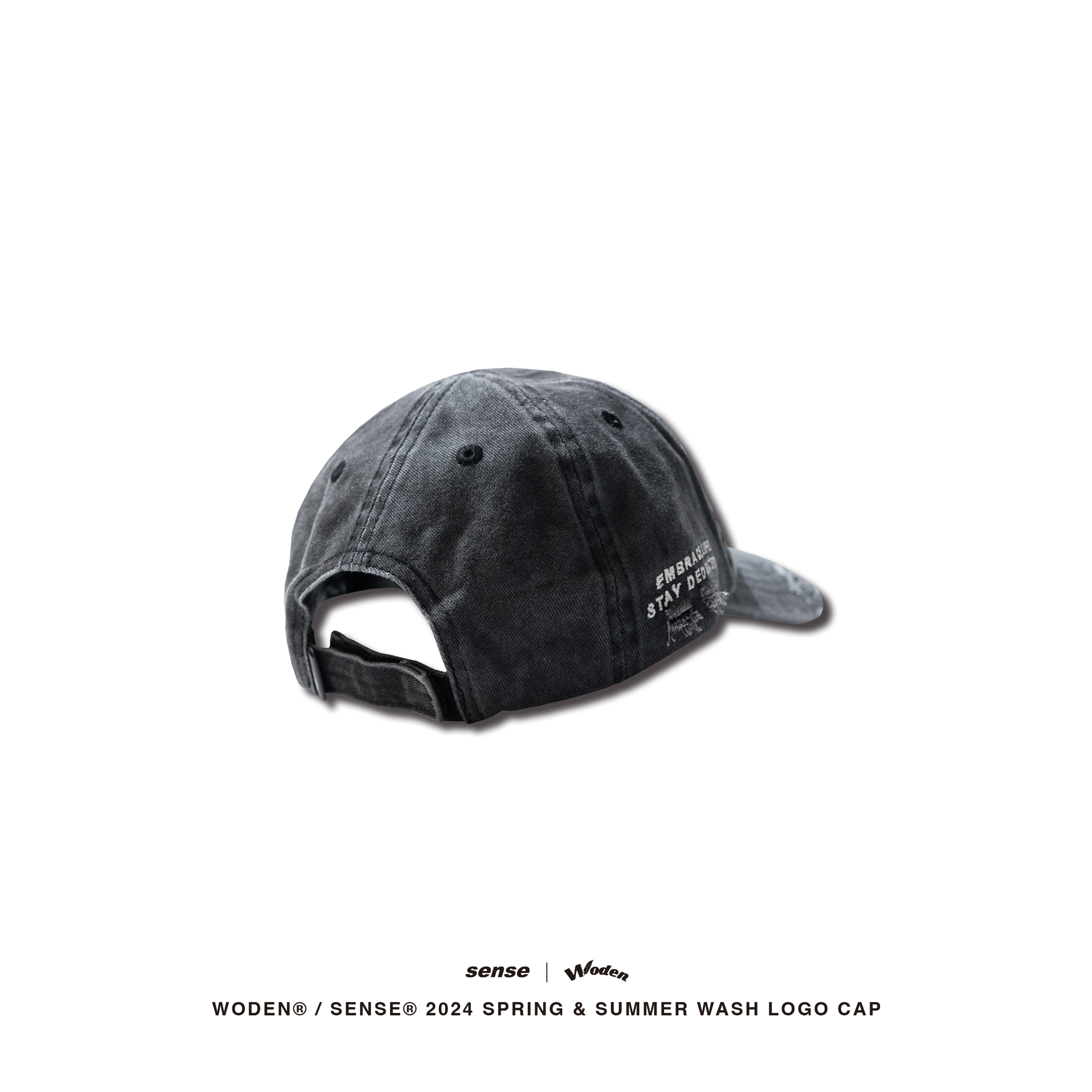WODEN® / Sense®  2024 Spring & Summer 043 Wash LOGO Cap