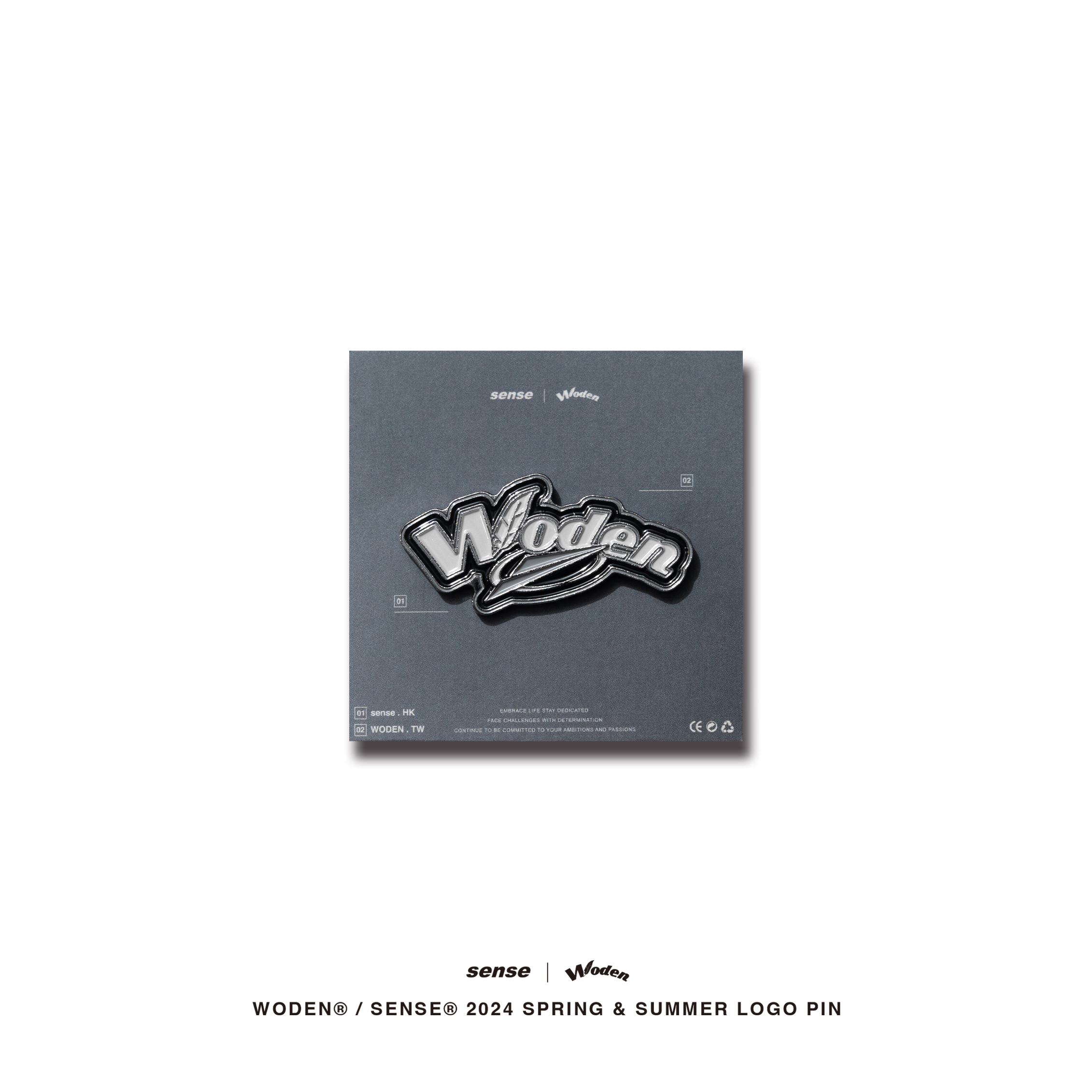 WODEN® / Sense®  2024 Spring & Summer 045 LOGO PIN
