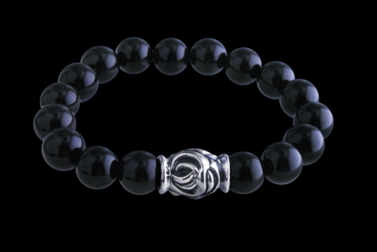 Lone Ones 10mm Stone Bracelet Eagle Bead