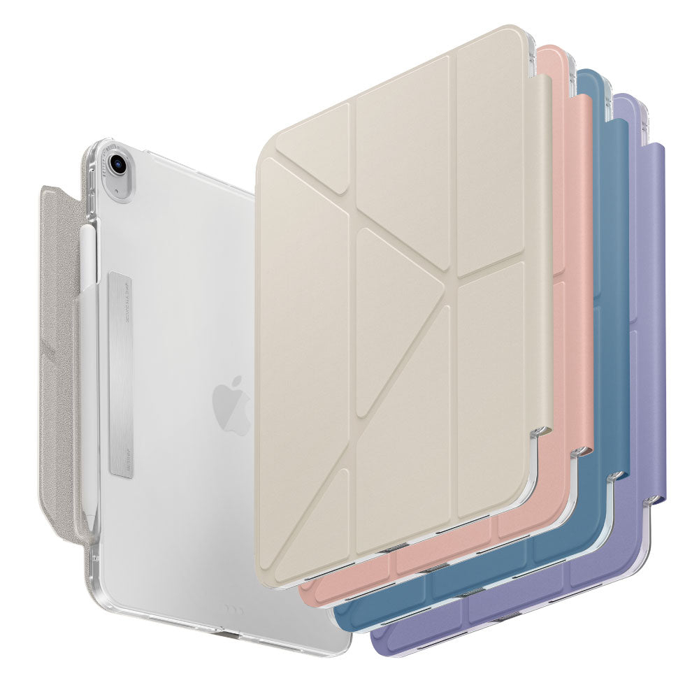 UNIQ Camden Click 磁吸設計帶筆槽多功能極簡透明保護套 iPad（2024）