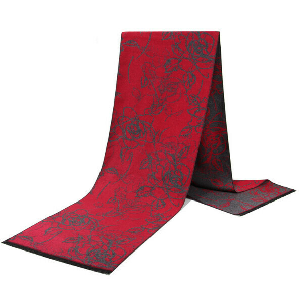 新款仿羊絨保暖百搭圍巾（貨號：NK10）（尺寸：長180*寬30cm）