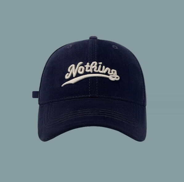 New style embroidered letter Noth brushed peaked cap (505 navy blue)