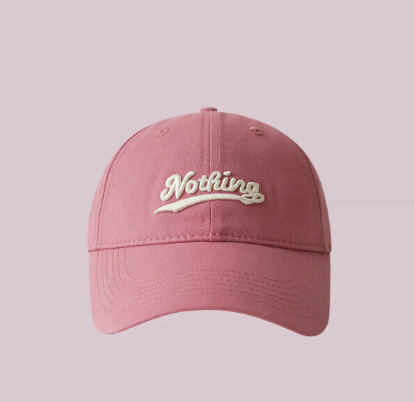 New versatile sunshade letter embroidered peaked cap (437 pink)