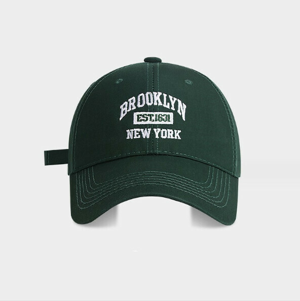 New letter embroidered peaked cap (290 green)