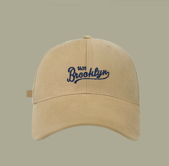 New fashion letter 1631 brushed peaked cap (G96 khaki)