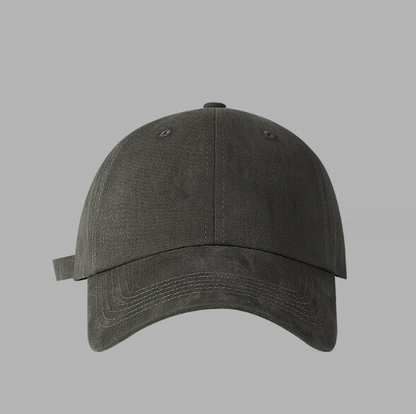 New brushed retro versatile peaked cap (327 gray)