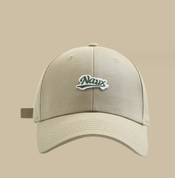 New retro patch Naux embroidered soft top cap (359CHT khaki)