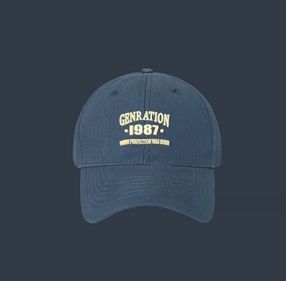New casual soft top cap (339 blue)