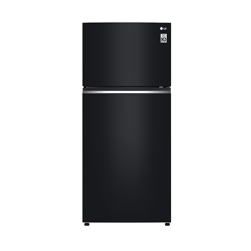 LG樂金 525L 智慧變頻雙門冰箱 鏡面曜石黑 GN-HL567GBN