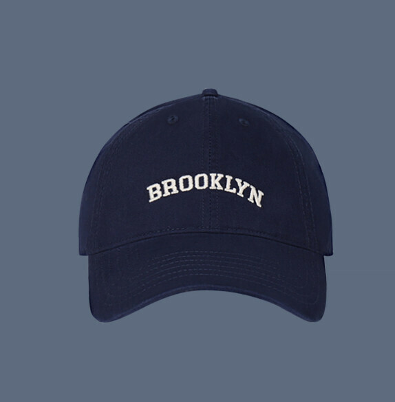 Hot recommended embroidered letter bro cap (366CHT navy blue)