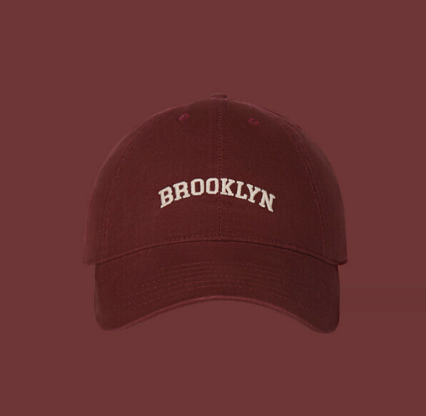 Hot recommended embroidered letter bro cap (366CHT red)