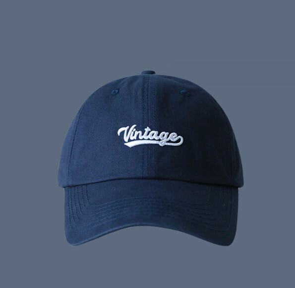 Hot recommended age letter embroidered casual cap (387 navy blue)
