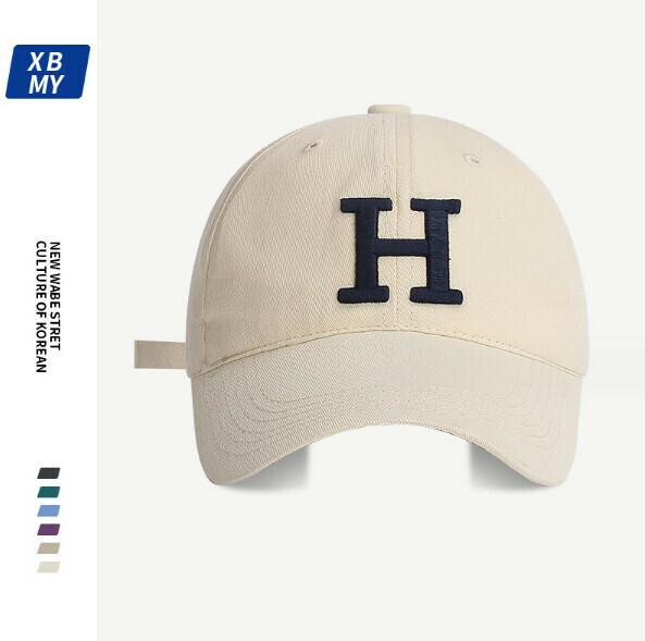 Hot recommendation H letter three-dimensional embroidered peaked cap (282 brown)