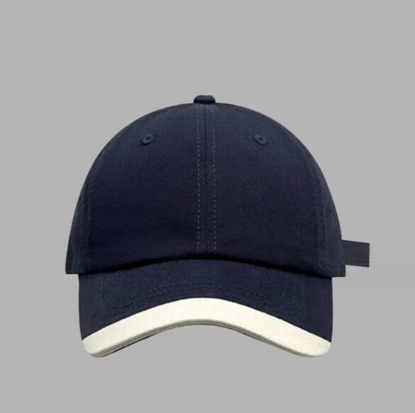 Hotly recommended color matching versatile soft top cap (507 navy blue)