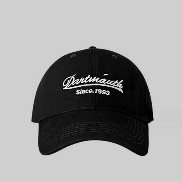 Hot recommendation 1993 letter embroidered soft top cap (360 black)